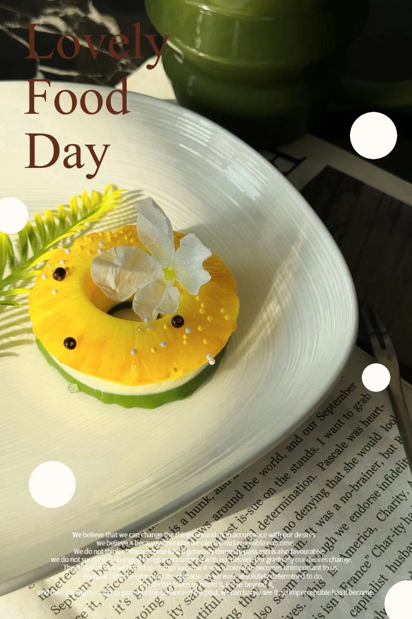 Pineapple Coconut Dessert Squishy