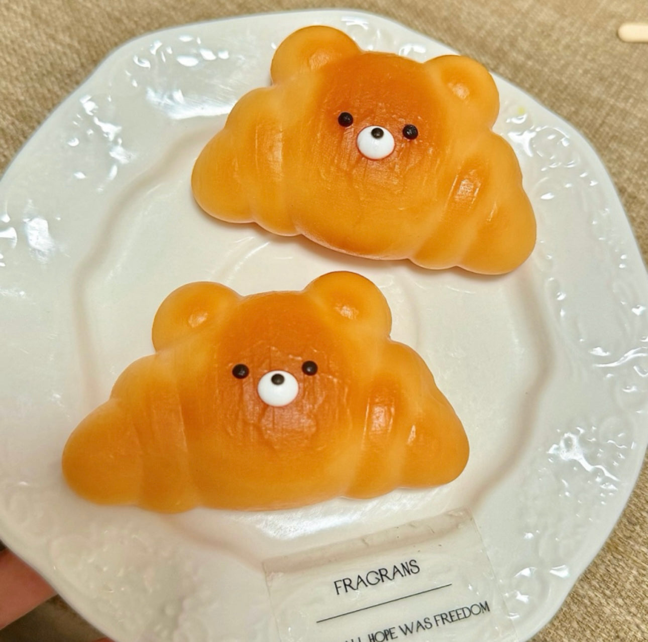 Bear Cub Croissants Squishy