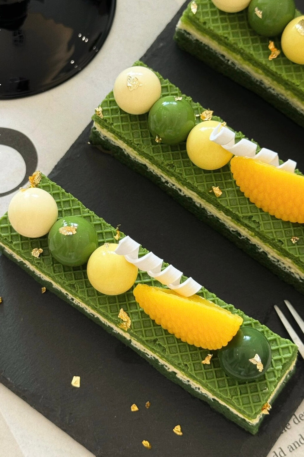 Matcha Citrus Wafer Mousse Squishy