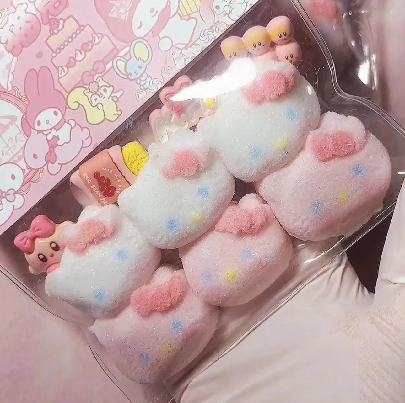 Six Kitty Squishies