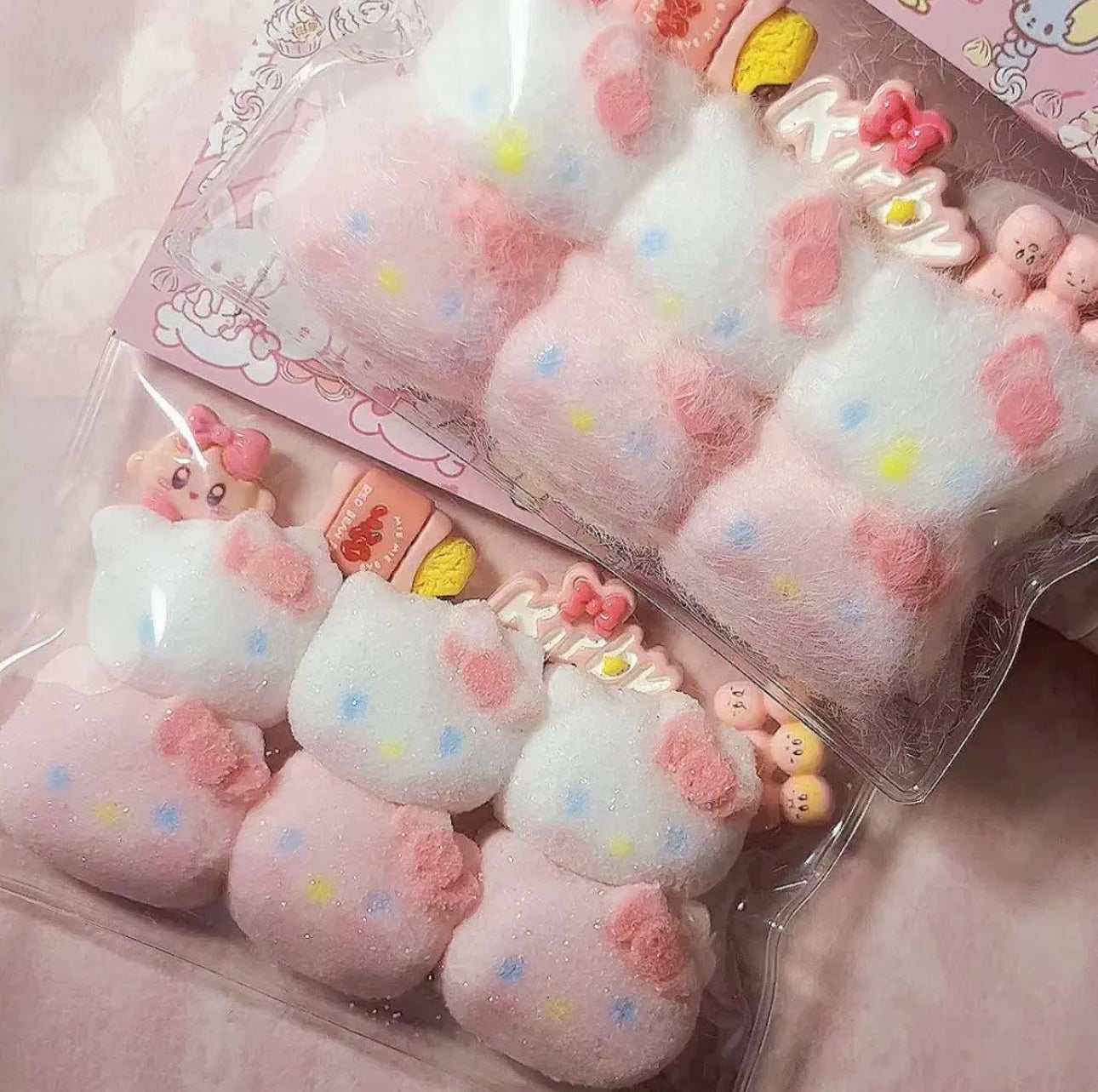 Six Kitty Squishies